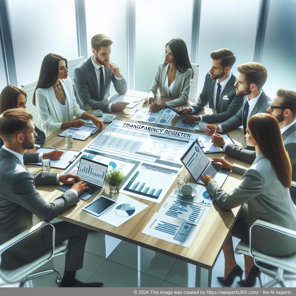 Informationsgrafik zur Dauer der Eintragung ins Transparenzregister mit wichtigen Schritten und Tipps