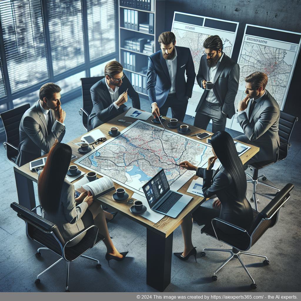 Visualisierung der verschiedenen Faktoren zur Wahl des Standorts bei der Gründung einer Unternehmergesellschaft (UG).