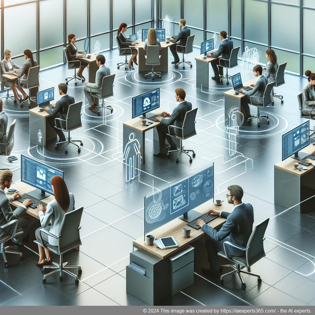 Professionelle E-Mail-Bearbeitung durch kostengünstige virtuelle Sekretariatsdienste in einem modernen Bürosetting.