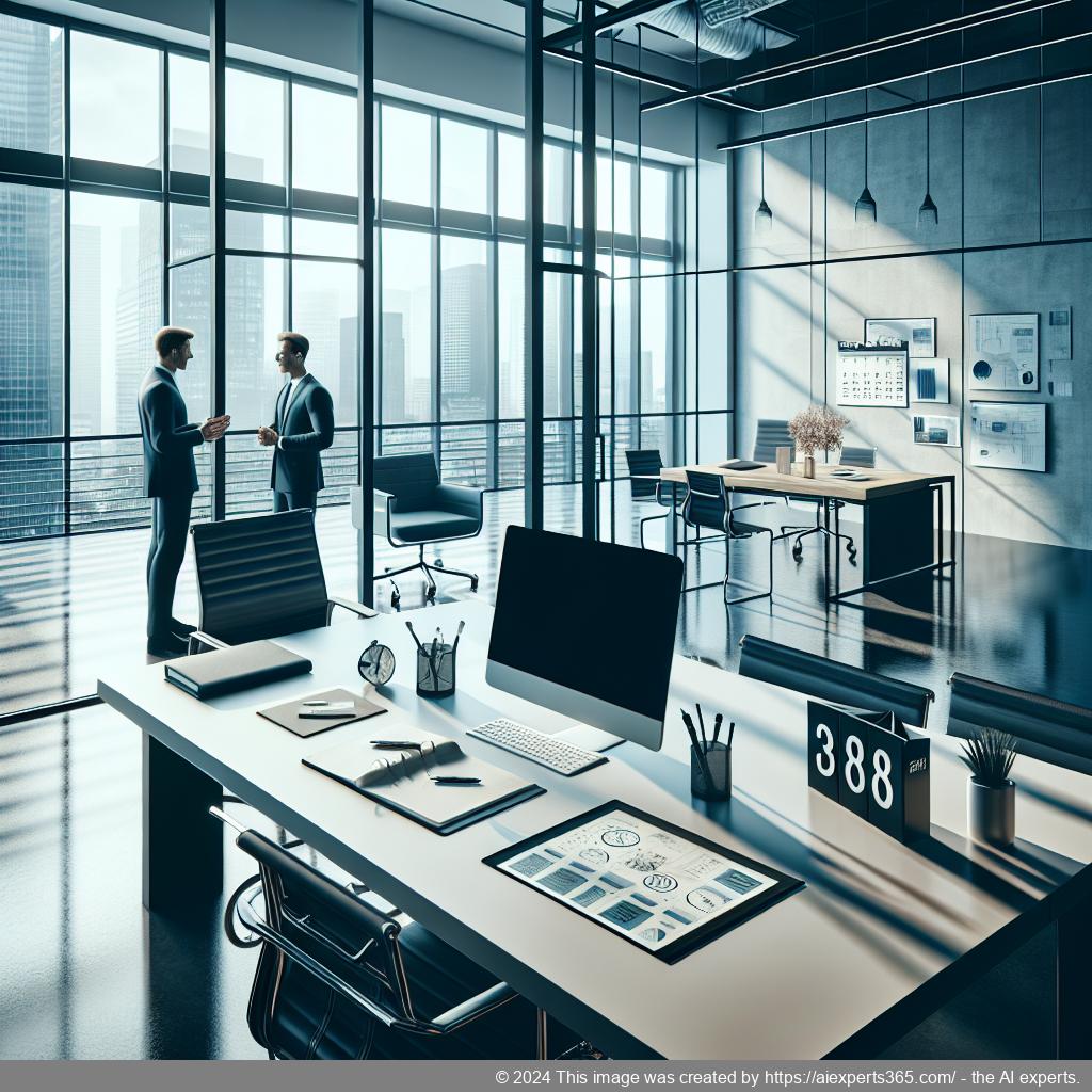 Professioneller Arbeitsplatz mit virtuellem Büro: Flexible Lösungen für Unternehmer zur Steigerung der Professionalität.