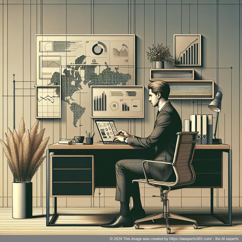 Ein modernes Arbeitsumfeld mit einem virtuellen Büro - Flexibilität und Professionalität vereint.