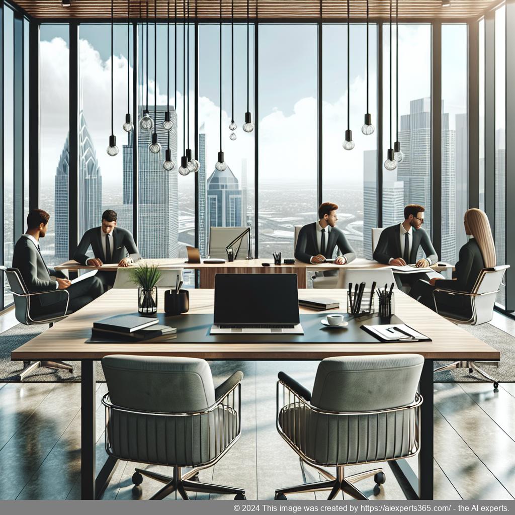 Professionelle Präsentation eines virtuellen Büros mit Fokus auf eine repräsentative Geschäftsadresse.