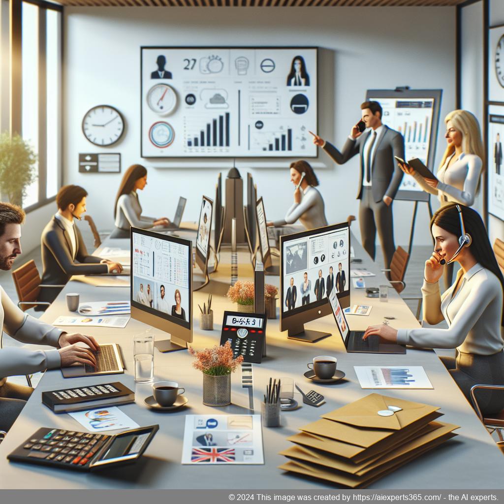 Grafik zur Darstellung von flexiblem Arbeiten mit virtueller Bürodienstleistung und deren Vorteilen für die Gewerbeanmeldung.