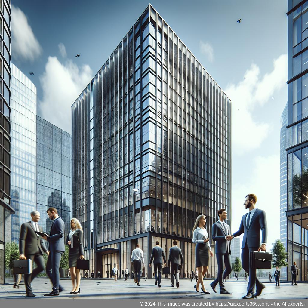 Professioneller Firmensitz mit moderner Büroinfrastruktur zur Unterstützung von Unternehmen.