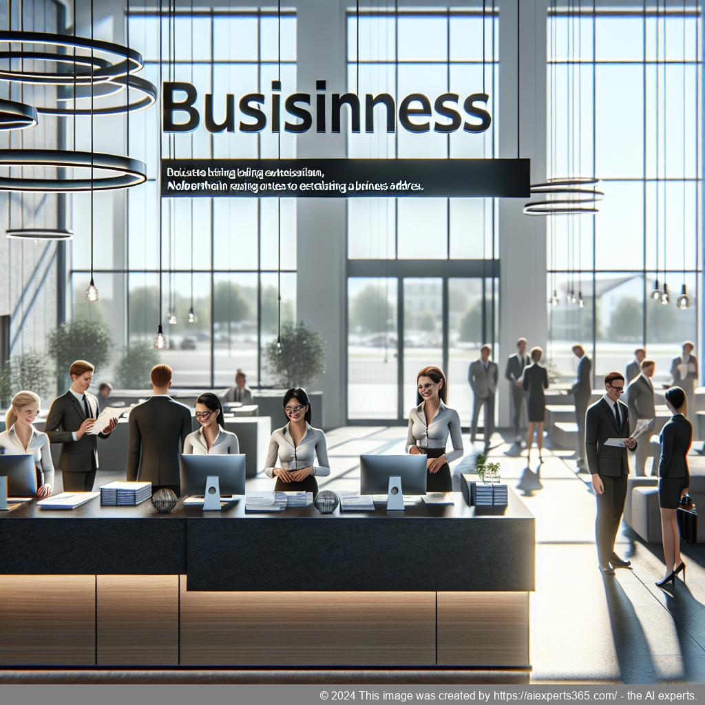 Professionelle Umgebung eines Businesscenters am Niederrhein mit Fokus auf gemietete Geschäftsadressen.