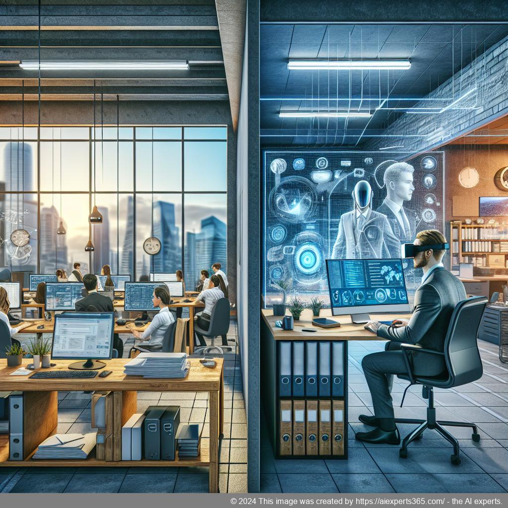 Grafik zeigt den Vergleich zwischen virtuellen und traditionellen Büros mit Fokus auf der Bedeutung einer professionellen Geschäftsadresse.