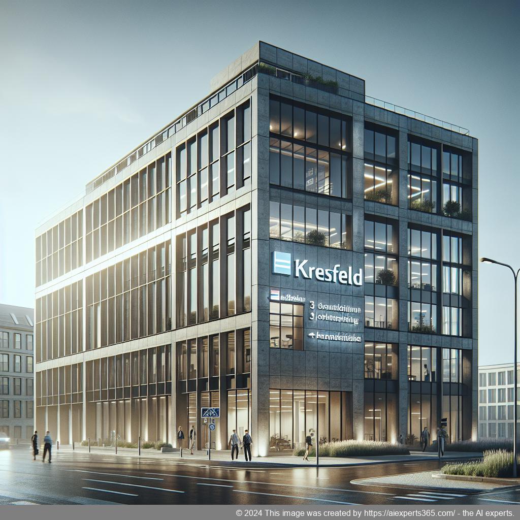 Professionelle Geschäftsadressen in Krefeld: Ein Bürogebäude als Symbol für Seriosität.