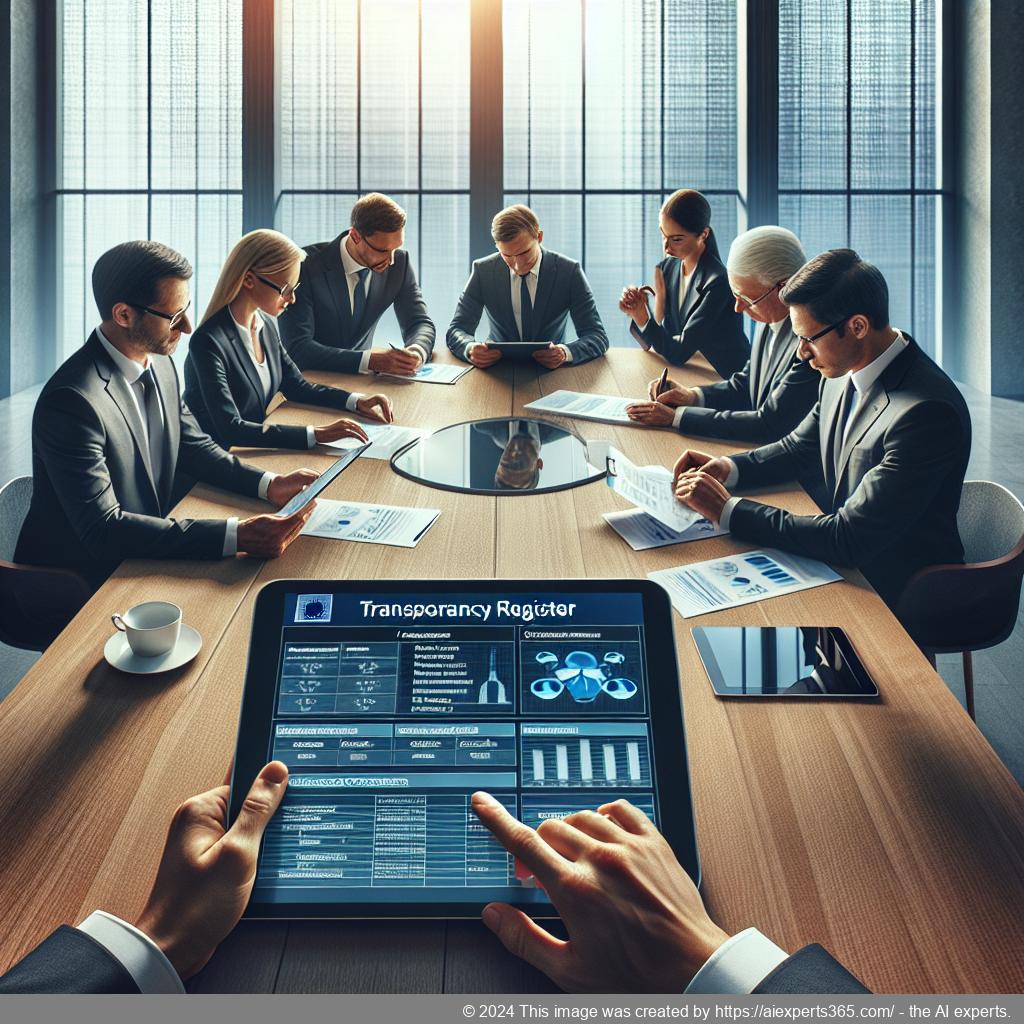 Informationsgrafik zur Anmeldung und Datenaktualisierung im deutschen Transparenze Register