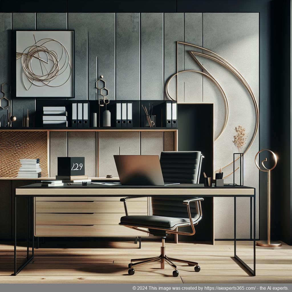 Ein modernes virtuelles Büro mit einer professionellen Geschäftsadresse zeigt die Vorteile von Kosteneinsparungen und Flexibilität für etablierte Unternehmen.